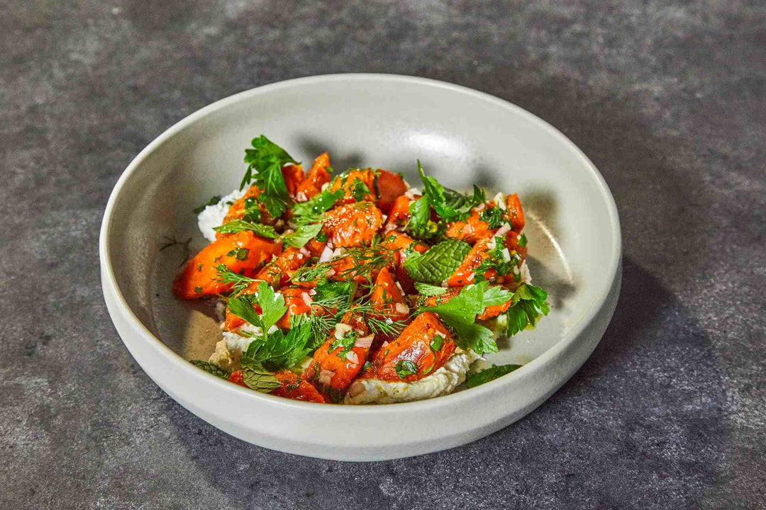 Roasted Carrots with Salsa Verde