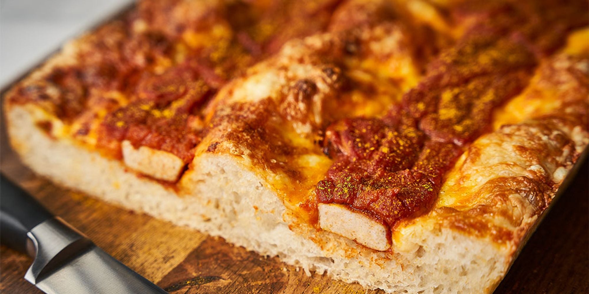 German Detroit-style Pizza: Currywurst Recipe — Ooni New Zealand