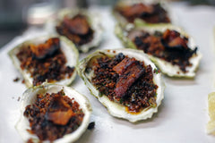 Bourbon Bacon Oysters Rockefeller