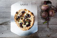 Beet, Goat’s Cheese & Caramelised Onion Pizza