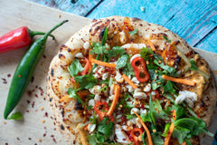 Chicken Satay Pizza