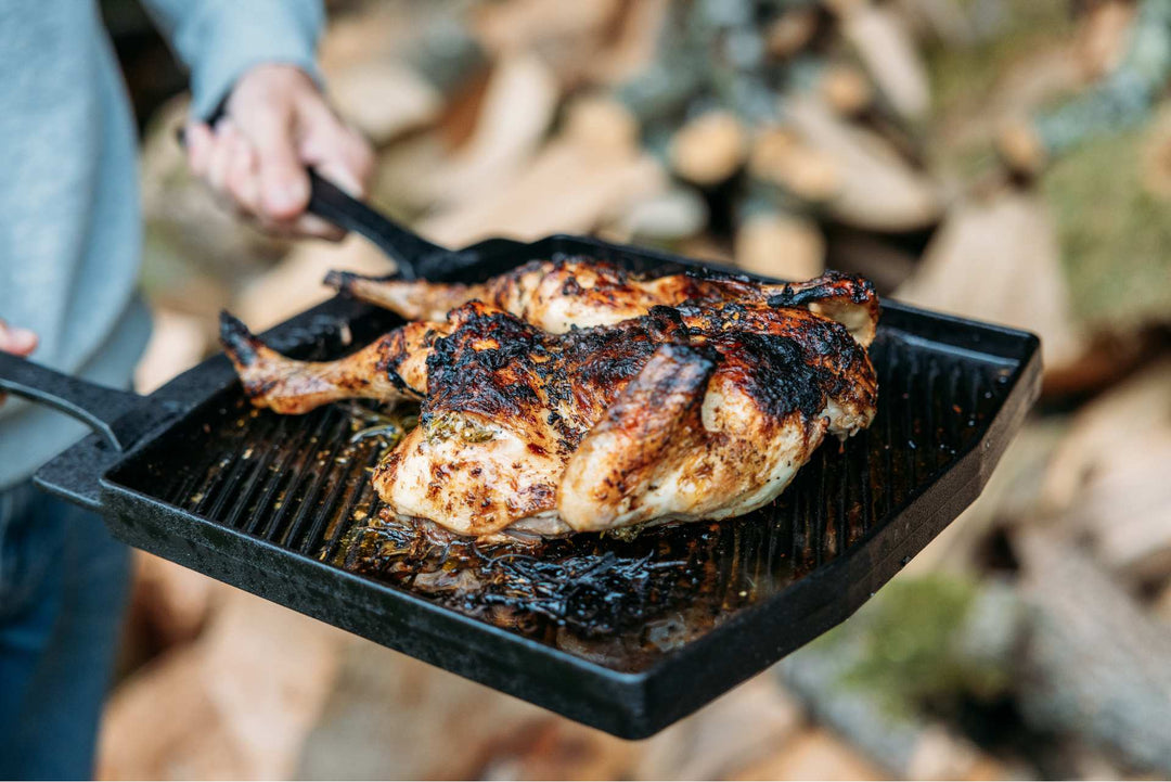 Spatchcock Roast Chicken with Lemon, Garlic and Herb Butter