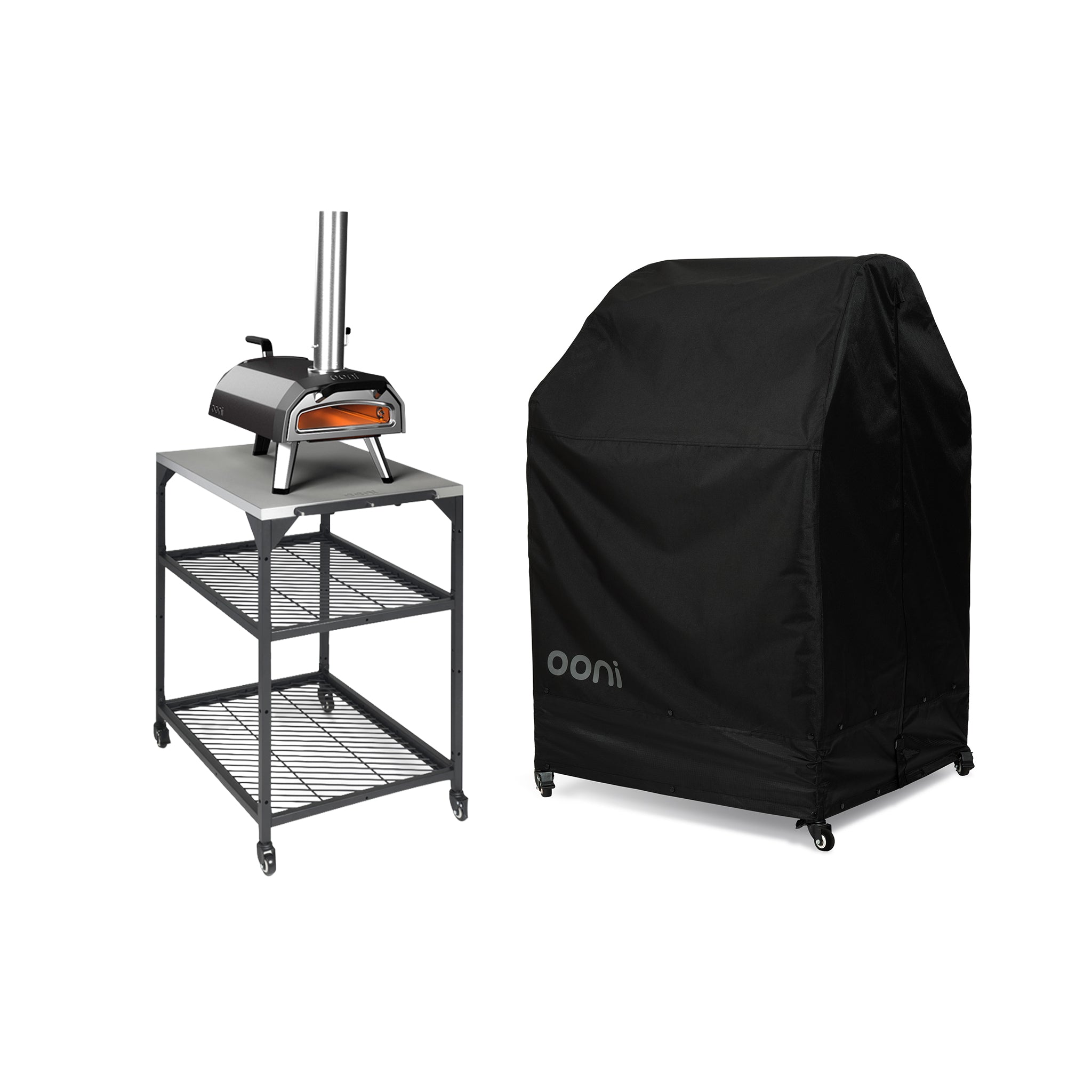 Ooni Modular Pizza Oven Table and Cover Bundle - Medium