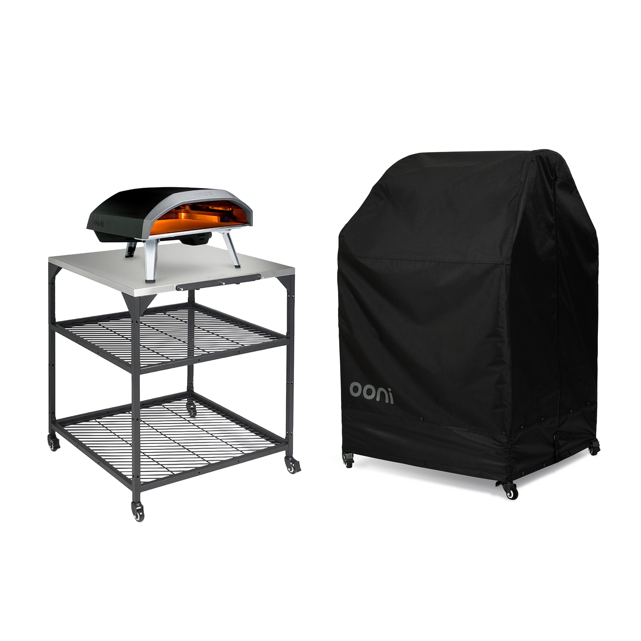 Ooni Modular Pizza Oven Table and Cover Bundle - Large