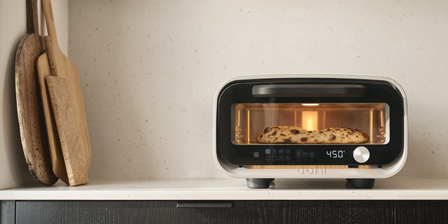volt 2 electric pizza oven on countertop