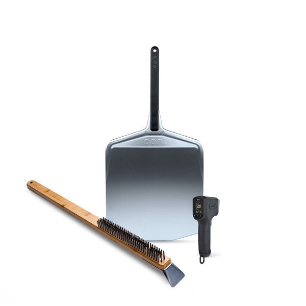 <br>Accessories</br> <br><small>Our range of pizza oven accessories and tools will level up your pizza-making skills. Discover tools for our gas, wood-fired, multi-fuel ovens.</small></br>