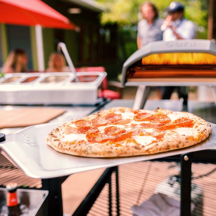 Ooni 16" Pizza Peel with Koda Pizza Oven | Click this image to open up the product gallery modal. The product gallery modal allows the images to be zoomed in on.