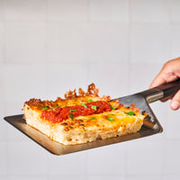 Detroit-Style Pizza on Ooni Pan Pizza Spatula