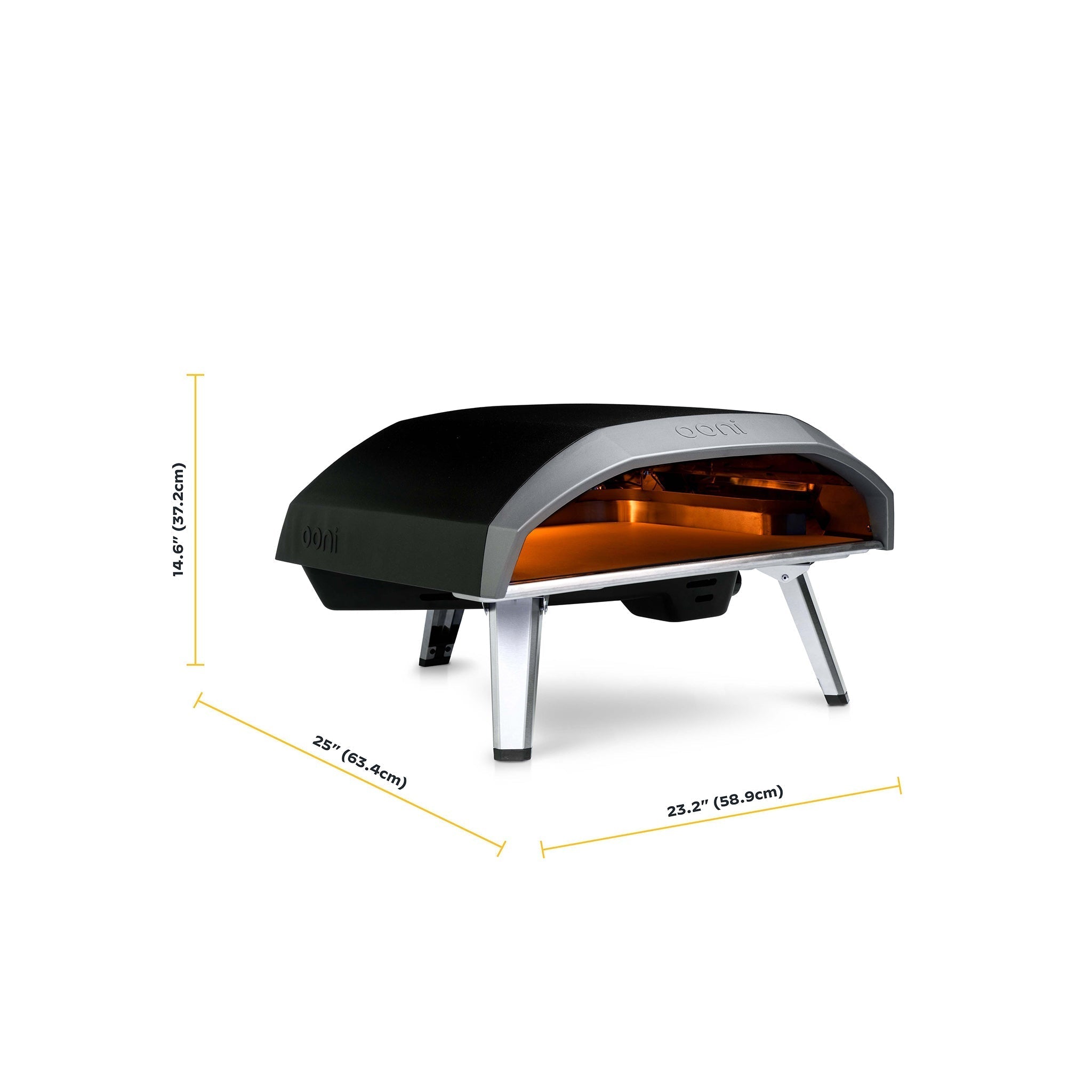 Ooni Koda 16 Gas Powered Pizza Oven Dimensions