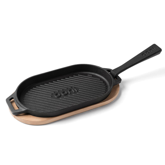 Ooni Cast Iron Grizzler Pan | Ooni New Zealand | Click this image to open up the product gallery modal. The product gallery modal allows the images to be zoomed in on.
