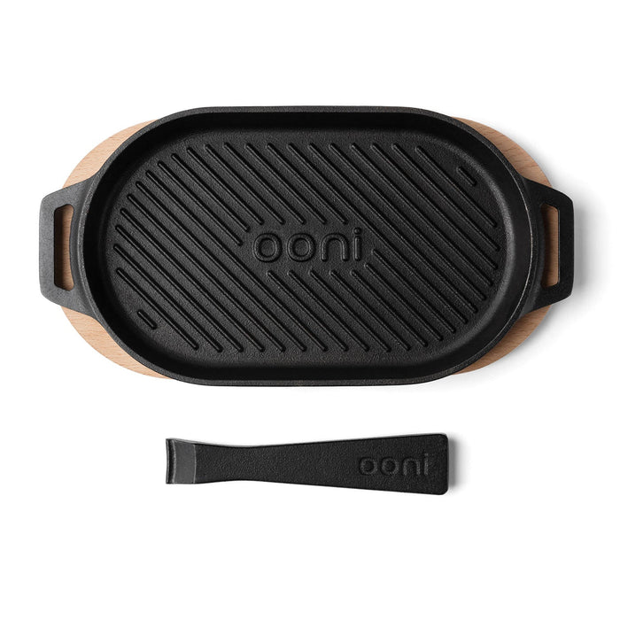 Ooni Cast Iron Grizzler Pan | Ooni New Zealand | Click this image to open up the product gallery modal. The product gallery modal allows the images to be zoomed in on.